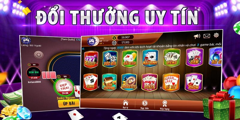 Top game bài đổi thưởng uy tín hiện nay